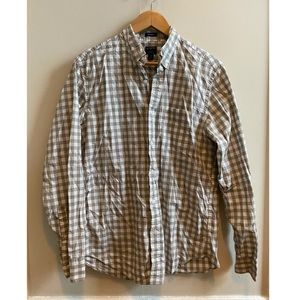 J Crew checkered men’s shirt